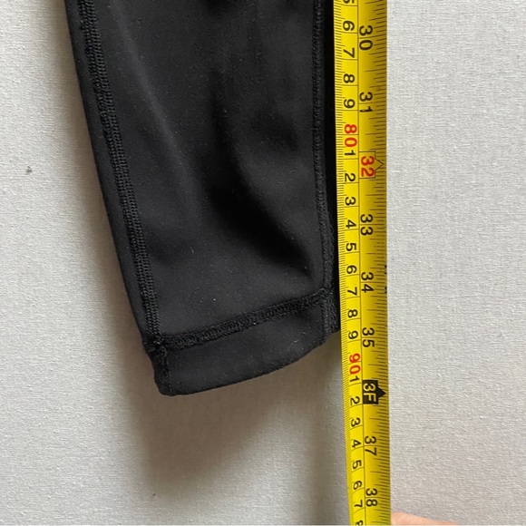 Lululemon Athletica Wunder Under Hi-Rise Legging mesh ruche sides Sz 6 - Picture 10 of 12